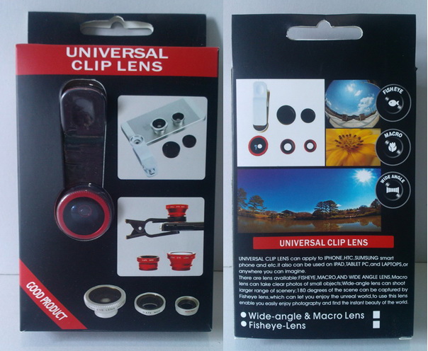 เลนส์คลิปหนีบ สำหรับ Smart Phone และ Tablet ใช้ได้ทุกรุ่น