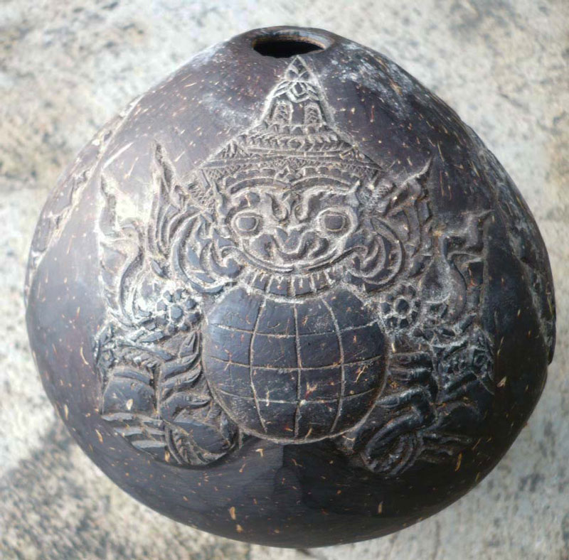 กะลาตาเดียว ที่สุดแห่งเครื่องราง โชคลาภ หลวงปู่ญาท่านสวน ฉนฺทโร วัดนาอุดม 