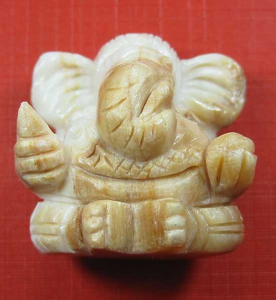 พระพิฆเนศรแกะจากหินพระธาตุ หลวงปู่คำบุ คุตฺตจิตโต จ.อุบลราชธานี แชมป์สายอิสาน เคาะเดียว