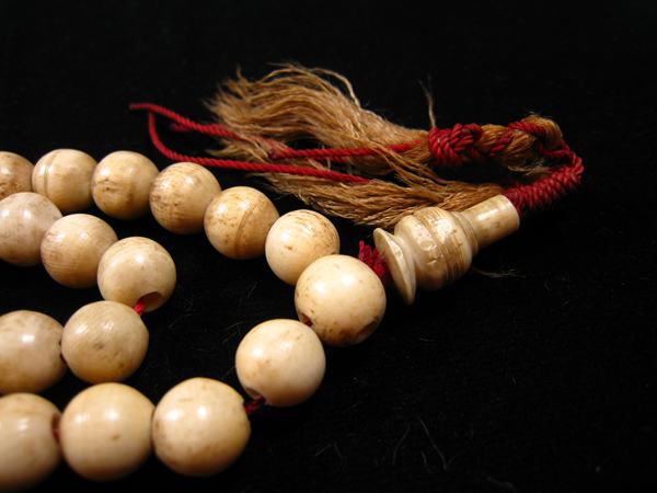 สร้อยประคำกระดูกช้าง เนื้อสวย เส้นยาว