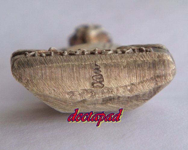 หลวงพ่อเดิม วัดหนองโพธิ์ เนื้อเงิน ตอกโค๊ด ชัดเจน