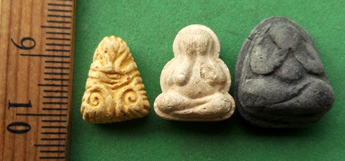 วัดใจเริ่ม 10 บาท กับ พระผงปิดตา 3 องค์ ..AP597