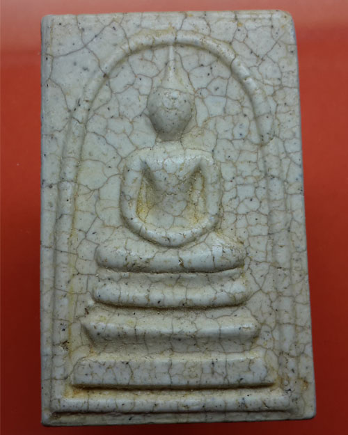 (เคาะเดียวแดง)...พระสมเด็จวัดระฆัง รุ่น 122 ปี พิมพ์ ใหญ่ แตกลายงา