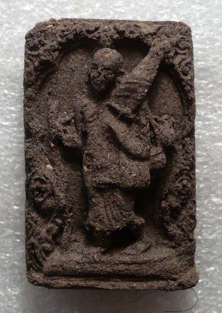 พระสีวลี (ยุคต้น) เนื้อว่าน+ชานหมาก +ไม้งิ้วดำ+ เส้นเกศา +เม็ดแร่ หลวงปู่ญาท่านสวน ฉนฺทโร วัดนาอุดม 