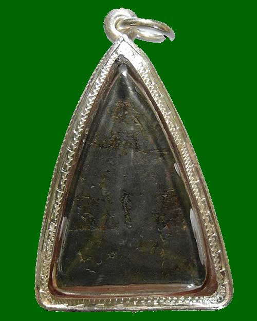 เคาะแรก @@@ พระพุทธชินราช หลวงพ่อโม วัดสามจีน กทม เนื้อชินตะกั่ว พิเศษลงรัก เลี่ยมเงิน / บัตร