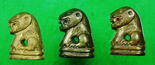 *** เสือ รุ่นเดียวในประวัติศาสตร์ หลวงพ่อฟู วัดบางสมัคร 1 ชุด 3 องค์ ***
