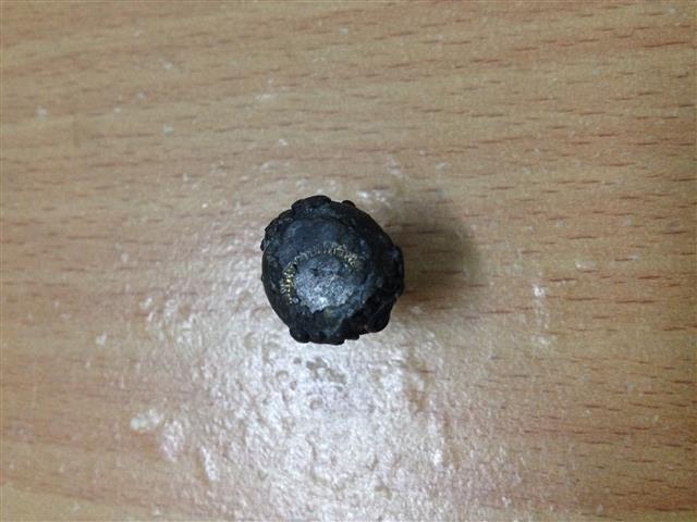 น้ำเต้าเรียกทรัพย์ หลวงพ่ออวยพร เนื้อทองผสมรมมันปู  พร้อมเจิมแป้ง