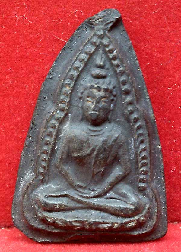 *พุทธชินราชก้ามปู ใบลานเผา ยุคต้น เส้นพระศอสองเส้น..ลพ.เงิน วัดดอนยายหอม*