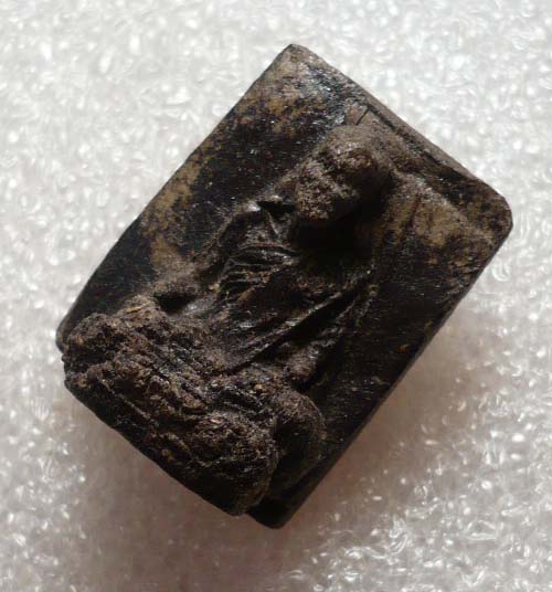 รูปหล่อไม้งิ้วดำ ปี ๓๒  หลวงปู่ญาท่านสวน ฉฺนทโร วัดนาอุดม หายากมากครับ