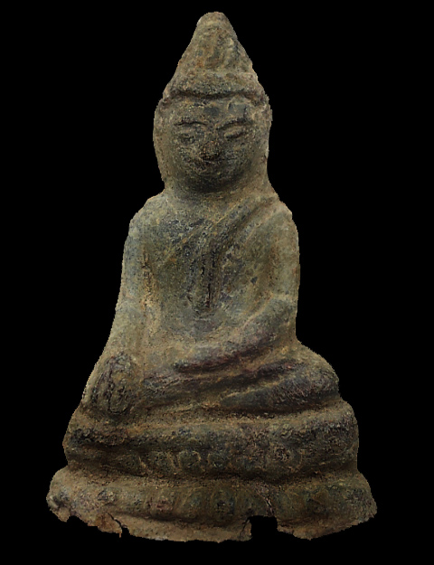 พระกรุเนื้อชินตะกั่วสนิมแดง ยุครัตนโกสินทร์ พิมพ์มารวิชัย