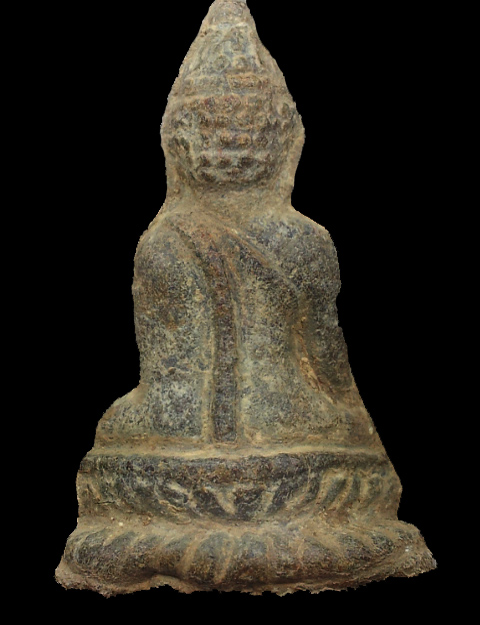 พระกรุเนื้อชินตะกั่วสนิมแดง ยุครัตนโกสินทร์ พิมพ์มารวิชัย