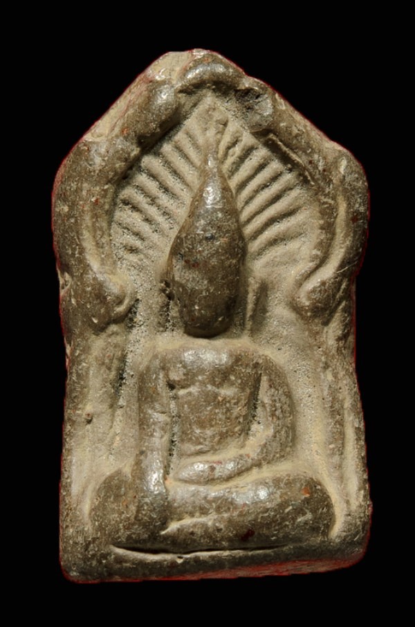 พระกรุอยุธยา พิมพ์ซุ้มขีดหรือซุ้มรัศมี