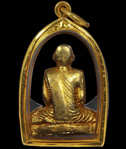 รูปเหมือนปั้มรุ่นแรก หลวงพ่อแพ วัดพิกุลทอง 2508