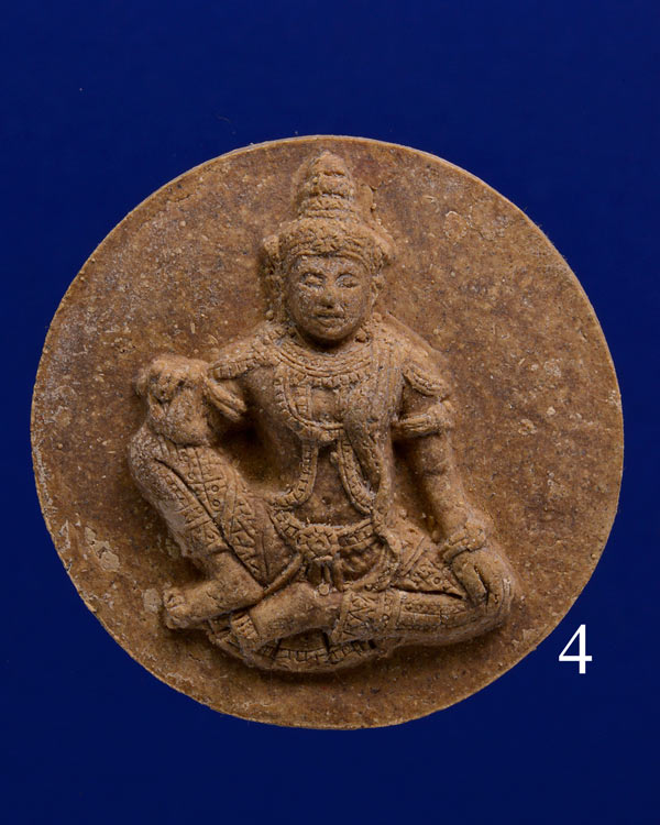 จตุคามรามเทพ หลวงหนุ่ย วัดคอหงส์ พิมพ์จันลอย รุ่นแรก พ.ศ.2547