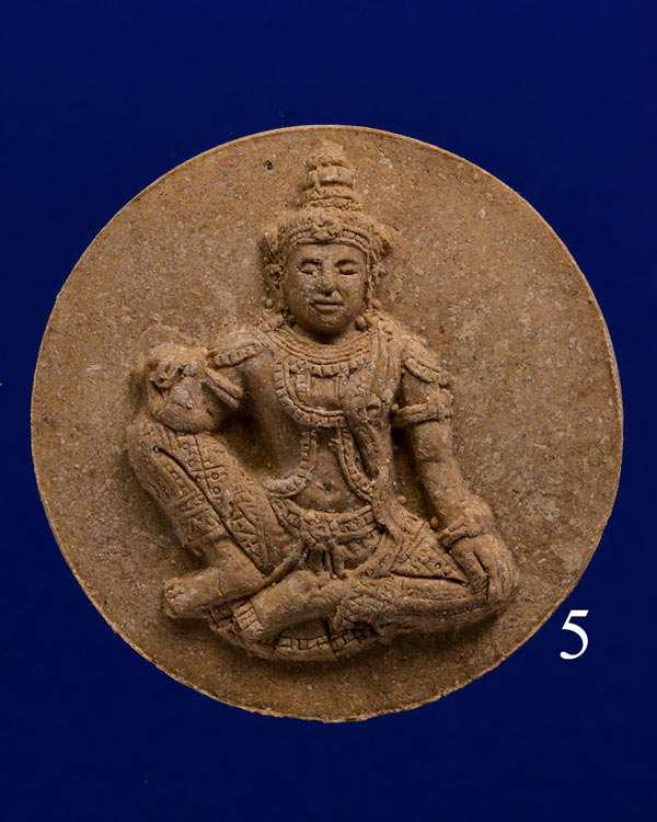 จตุคามรามเทพ หลวงหนุ่ย วัดคอหงส์ พิมพ์จันลอย รุ่นแรก พ.ศ.2547