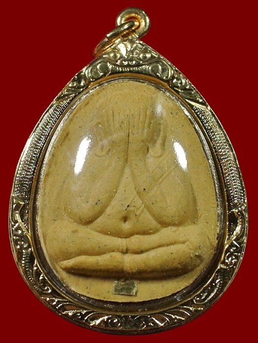 พระปิดตามหาลาภ ญสส.จัมโบ้ เนื้อผงเกสร ตะกรุดทอง สมเด็จญาณสังวร สมเด็จพระสังฆราช วัดบวรฯ ปี 35