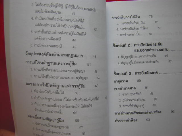 หนังสือ รู้ทัน ป้องกัน แก้ไข คดีกู้ยืมเงิน ทำคดีเองอย่างเซียน หนา 134 หน้ากระดาษปอนด์