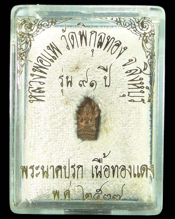 พระนาคปรกใบมะขาม รุ่น ๒ หลวงพ่อแพ วัดพิกุลทอง สิงห์บุรี