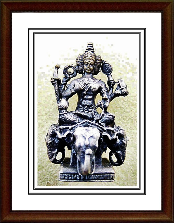 พระพรหม4หน้าทรงช้าง วัดนก