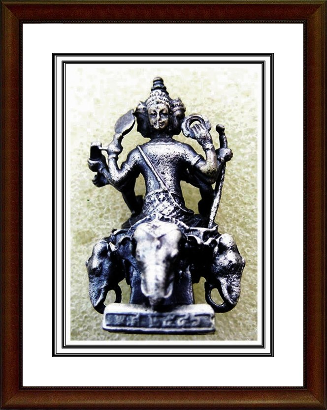 พระพรหม4หน้าทรงช้าง วัดนก