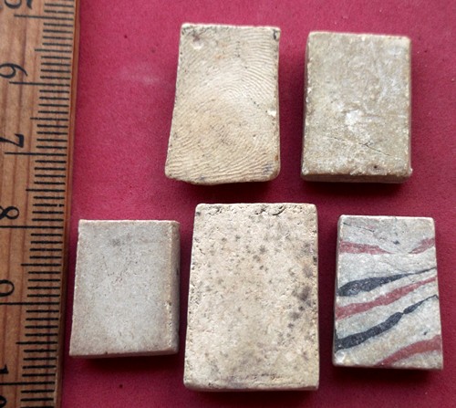 วัดใจเริ่ม 10 บาท กับ พระสมเด็จเนื้อผงองค์เล็ก 5 องค์ ….AR486