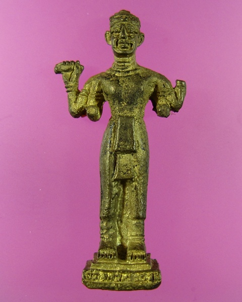 เจ้าพ่อพระกาฬ ลพบุรี สูงประมาณ3ซ.ม.เนื้อทองแดงกะหลั่ยทอง