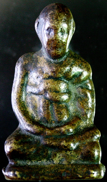 รูปหล่อโบราณหลวงพ่อแฉ่ง วัดบางพัง ใต้ฐานอุดผง