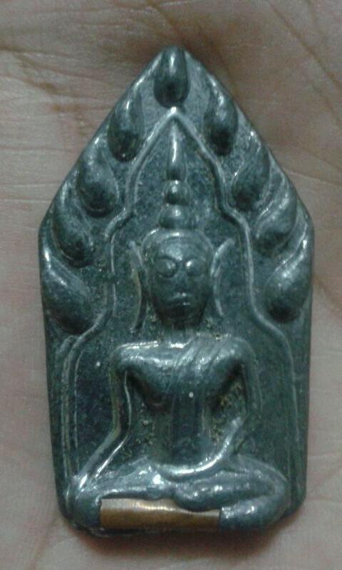 ขุนแผนเนื้อตะกั่วฝั่งตะกรุด หลวงพ่อตัด วัดชายนา ปี50