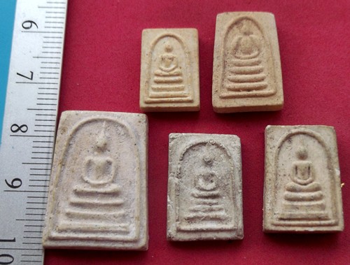 วัดใจเริ่ม 10 บาท กับ พระผงสมเด็จองค์เล็ก 5 องค์ ….AR172