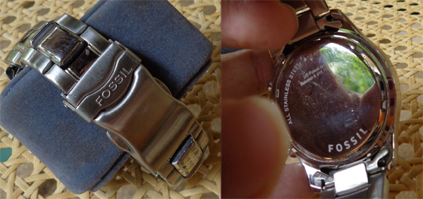 นาฬิกา FOSSIL โครโนกราฟ ของแท้ครับ หน้าปัดเทาsilver 3วงเล็ก TACHYMETER สไตล์สปอร์ตเรซซิ่ง