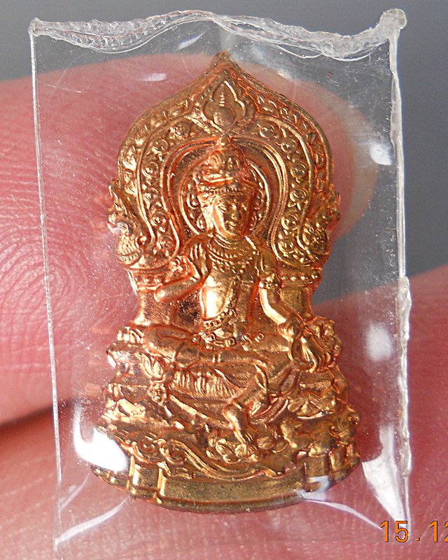 ปรกปั๊มเสมาศรีวิชัย(ขนาดห้อยคอ)"เทวาสองหลักเมือง" ชมรมพระเครื่องท่าพระจันทร์