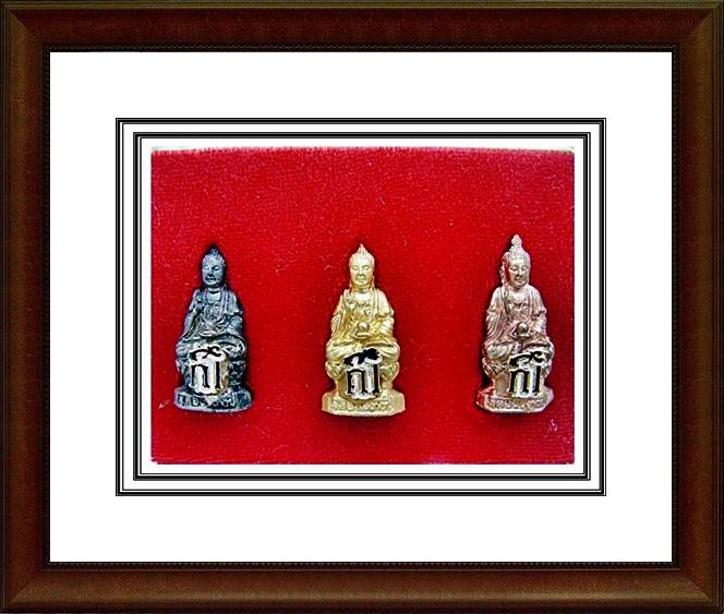 พระศรีศากยมุนี (พระยูไล) วัดเล่งเน่ยยี่ 1 ชุด พร้อมกล่อง 