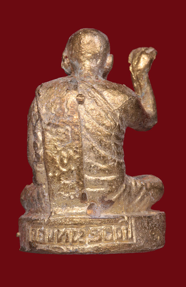 + หล่อโบราณนั่งอวยพรรุ่นแรก!!! พ่อท่านเอื้อม วัดบางเนียน +