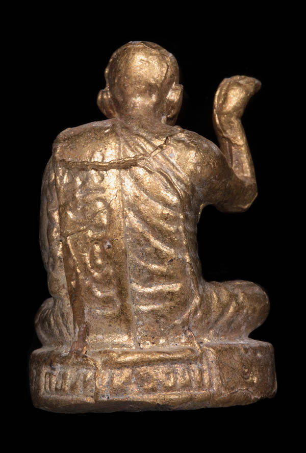 + หล่อโบราณนั่งอวยพรรุ่นแรก!!! พ่อท่านเอื้อม วัดบางเนียน +