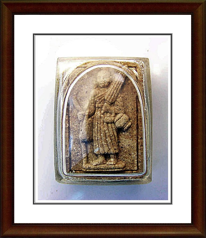 พระผงพิมพ์พระสีวลี รุ่นแรก หลวงพ่อยิด วัดหนองจอก 