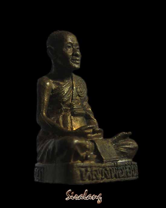 รูปหล่อหลวงพ่อเอียด วัดไผ่ล้อม บางบาล อยุธยา สร้างปี2537