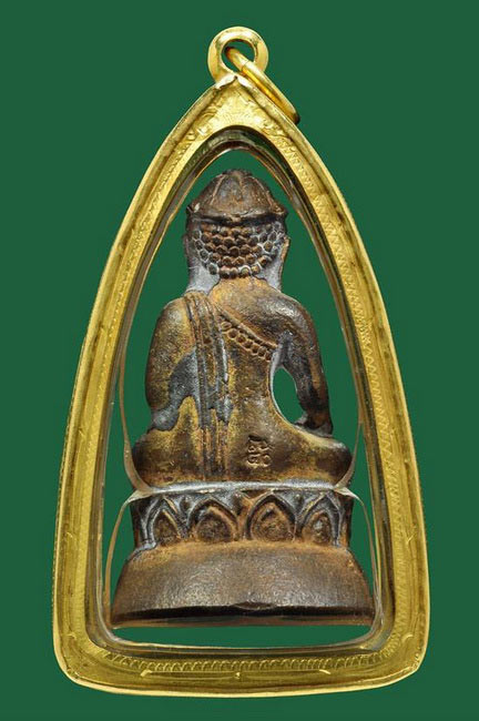 HOT!!พระกริ่งอุปคุต ชนะมาร เนื้อทองผสม หลวงปู่ ญาท่านสวน วัดนาอุดม ปี 40 สวยๆน้ำทองกระจายแบบนี้หายาก