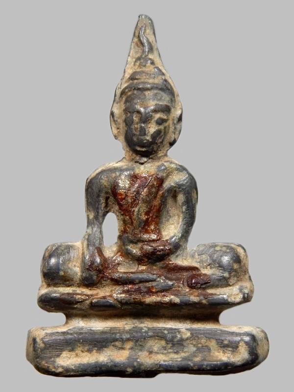 พระท่ากระดาน สนิมแดง กรุวัดใหม่หนองอีจาง จ.ราชบุรี