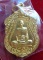 **เหรียญเสมาบาตรน้ำมนต์ ปี ๕๓ หลวงพ่อรวย วัดตะโก จ. อยุธยา (เนื้อทองทิพย์ ) มีโค๊ด สวยแท้จากวัดครับ