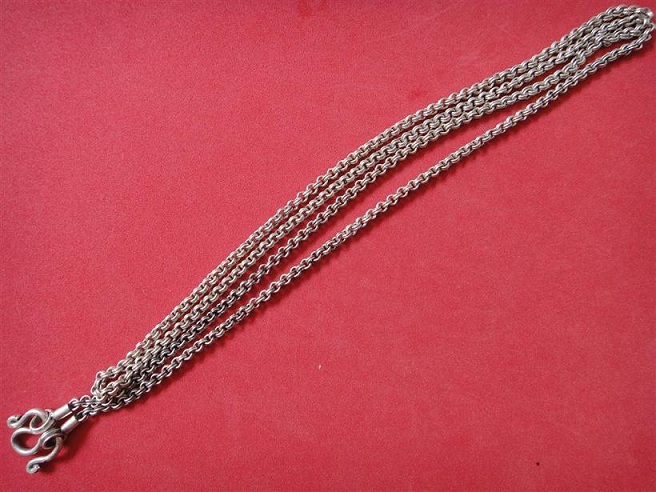 สร้อยเงินแท้มือสองลายโซ่ ความยาว13นิ้ว