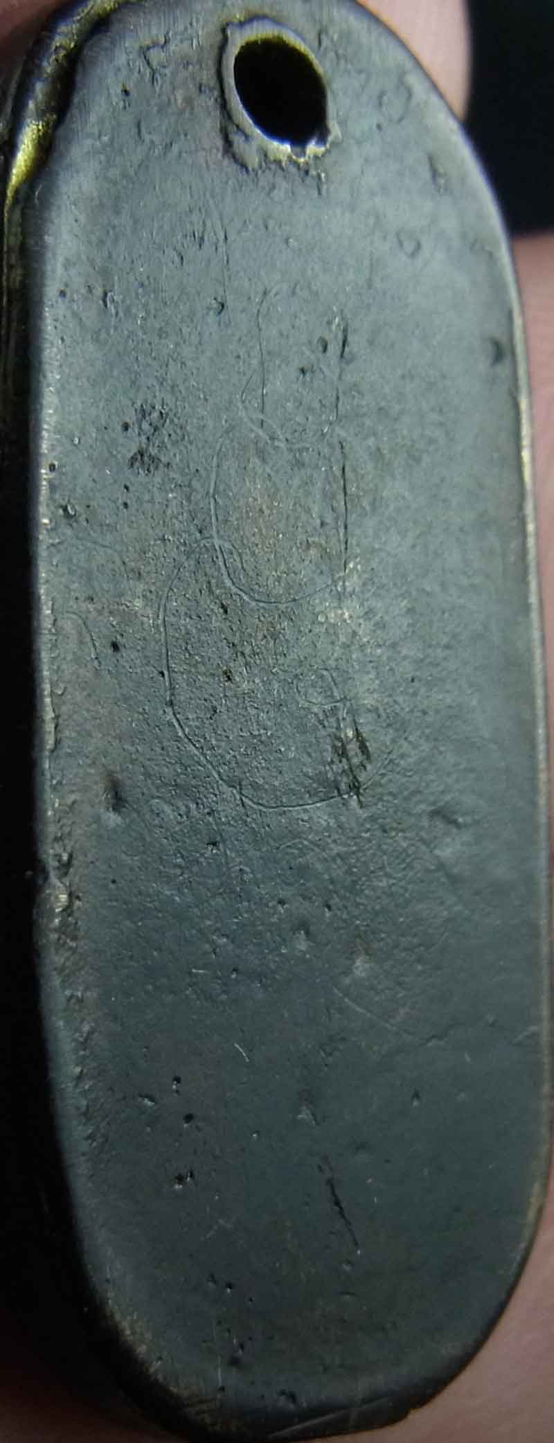 เหรียญหล่อ (ทหารจีไอ) สมเด็จลุน สปป.ลาว (รอยจารสวยๆ)