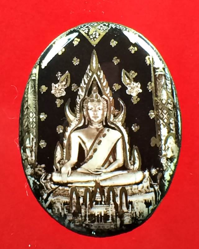 ล็อกเก็ตหลวงพ่อพระพุทธชินราช ปี 2515 พิธีจักรพรรดิ์มหาพุทธาภิเษก 2515 สร้างโดยพุทธสมาคม จ.พิษณุโลก