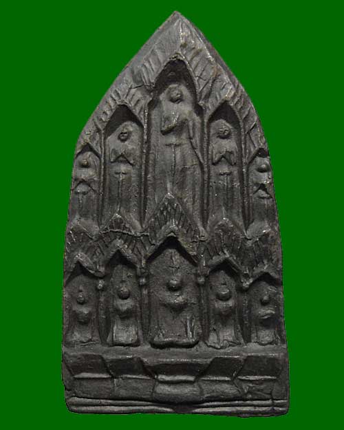 เคาะเดียว @@@ พระเจ้าสิบทัศน์ หลวงพ่อเงิน เนื้อผงใบลาน วัดดอนยายหอม จ.นครปฐม