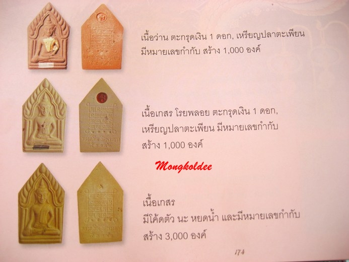 พระขุนแผนยอดขุนพล รุ่น 3 พิมพ์พระห้าเหลี่ยม #733 เนื้อเกสร หลวงปู่ทิม วัดพระขาว ปี42