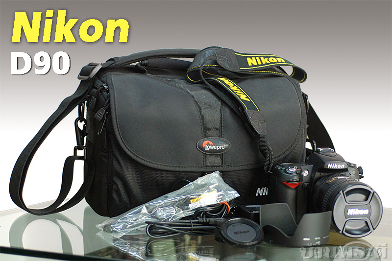 ขายกล้อง Nikon D90 สภาพนางฟ้า 99% อุปกรณ์ครบพร้อมกระเป๋า และเลนส์ Nikon 18-200