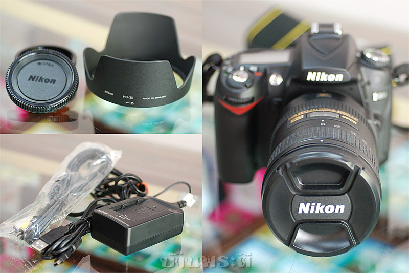 ขายกล้อง Nikon D90 สภาพนางฟ้า 99% อุปกรณ์ครบพร้อมกระเป๋า และเลนส์ Nikon 18-200