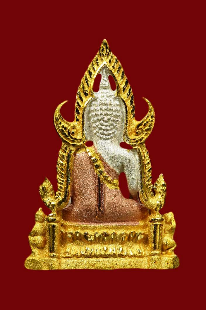 พระพุทธชินราชภปร เนื้อ 3 K โค็ด ๓๔๔๘๖ หน้าตัก1/4 นิ้ว ออกปี2548