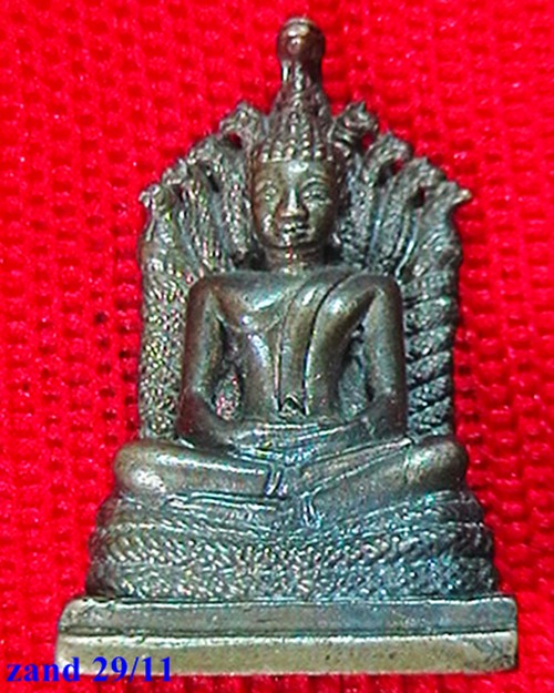 รูปหล่อลอยองค์ พระนาคปรก  พระธาตุบังพวน  หนองคาย  ปี ๔๖  ตอกโค๊ต  สวย 