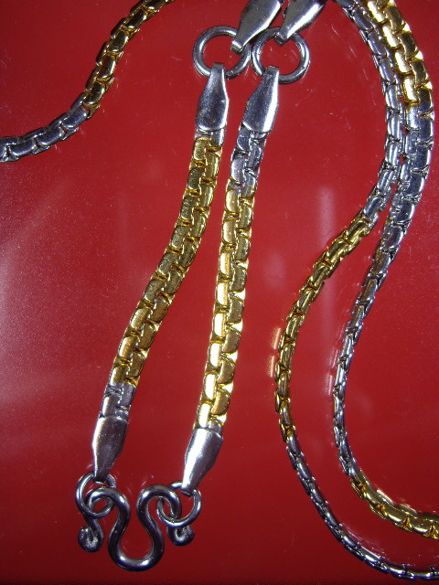 สร้อยสเตนเลสสองกษัตริย์  สวยลายทันสมัยความยาว 26 นิ้ว