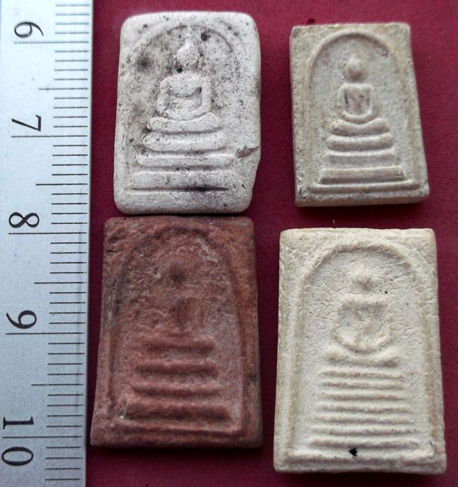 วัดใจเริ่ม 10 บาท กับ พระสมเด็จองค์เล็ก 4 องค์   ..AV232